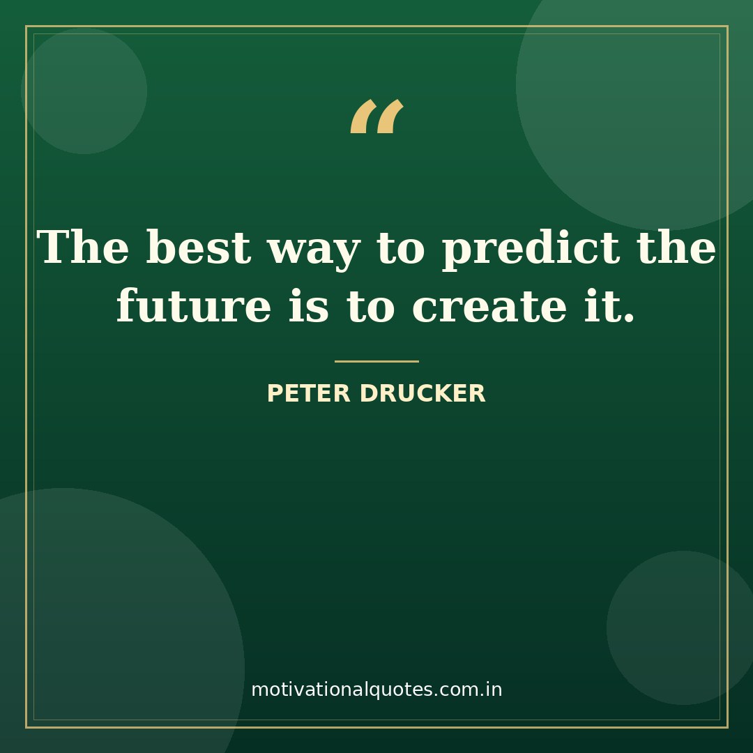friday work quotes — Peter Drucker quote