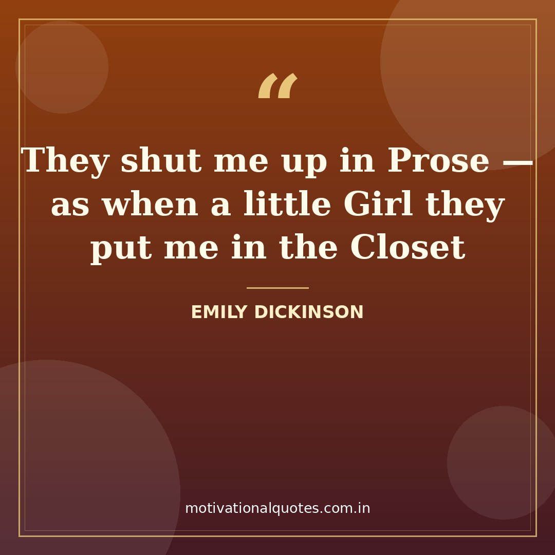 emily dickinson quotes — Emily Dickinson quote