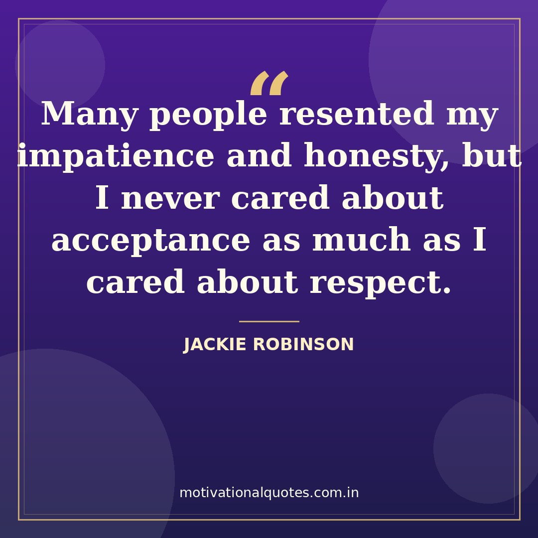 jackie robinson quotes — Jackie Robinson quote