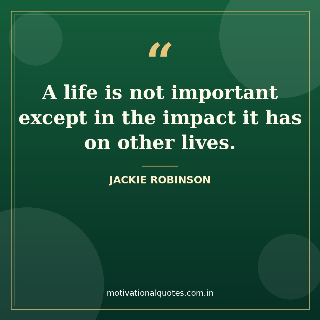 jackie robinson quotes — Jackie Robinson quote