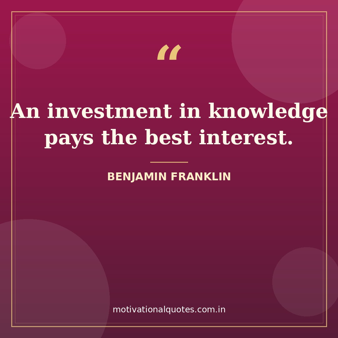 katherine johnson quotes — Benjamin Franklin quote